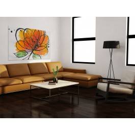 Przeplatane naturą - nowoczesny obraz na płótnie - 120x80 cm