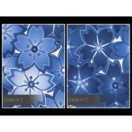 Chabrowe wzgórza - nowoczesny obraz do salonu - 120x80 cm Chabrowe wzgórza - nowoczesny obraz do salonu - 120x80 cm