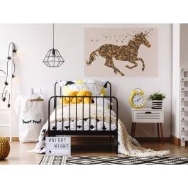 Złoty róg - nowoczesny obraz na płótnie - 120x80 cm