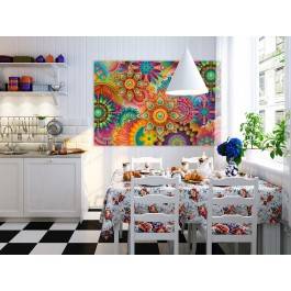 Oczyszczająca mantra - nowoczesny obraz na płótnie - 120x80 cm Oczyszczająca mantra - nowoczesny obraz na płótnie - 120x80 cm