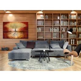 Złota korona ziemi - nowoczesny obraz na płótnie - 120x80 cm Złota korona ziemi - nowoczesny obraz na płótnie - 120x80 cm