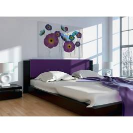 Jak w korcu maku - nowoczesny obraz do sypialni - 120x80 cm Jak w korcu maku - nowoczesny obraz do sypialni - 120x80 cm