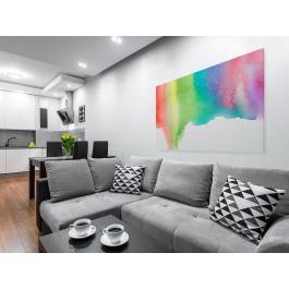 Siedem kolorów tęczy - nowoczesny obraz na płótnie - 120x80 cm