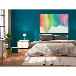 Siedem kolorów tęczy - nowoczesny obraz na płótnie - 120x80 cm