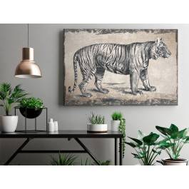 Książę dżungli - nowoczesny obraz na płótnie - 120x80 cm