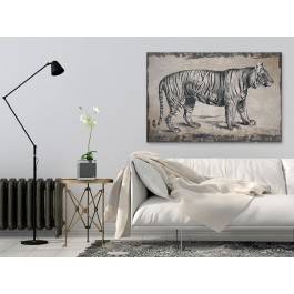 Książę dżungli - nowoczesny obraz na płótnie - 120x80 cm