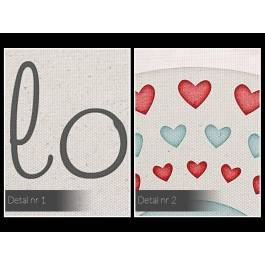 Love you always - nowoczesny obraz na płótnie - 120x80 cm Love you always - nowoczesny obraz na płótnie - 120x80 cm