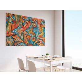 Muzy Adonisa - nowoczesny obraz na płótnie - 120x80 cm Muzy Adonisa - nowoczesny obraz na płótnie - 120x80 cm