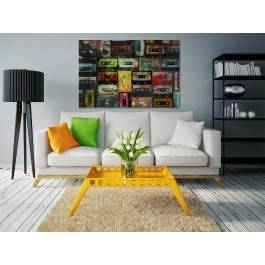 Wspomnienie analogowej jakości - nowoczesny obraz na płótnie - 120x80 cm Wspomnienie analogowej jakości - nowoczesny obraz na płótnie - 120x80 cm