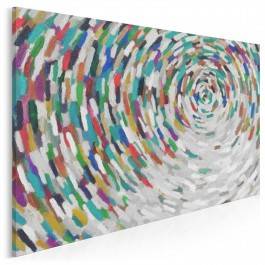Alabastrowa tafla - nowoczesny obraz na płótnie - 120x80 cm