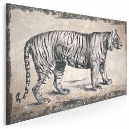 Książę dżungli - nowoczesny obraz na płótnie - 120x80 cm