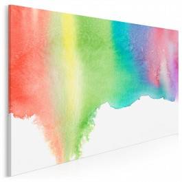 Siedem kolorów tęczy - nowoczesny obraz na płótnie - 120x80 cm