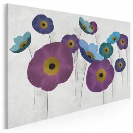 Jak w korcu maku - nowoczesny obraz do sypialni - 120x80 cm Jak w korcu maku - nowoczesny obraz do sypialni - 120x80 cm