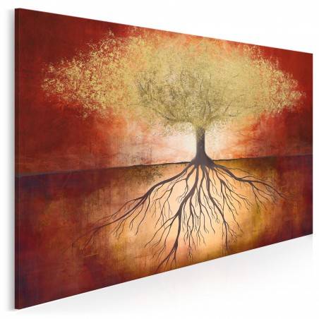 Złota korona ziemi - nowoczesny obraz na płótnie - 120x80 cm