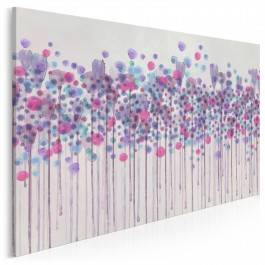 Kaligrafia mglistych wzruszeń - nowoczesny obraz na płótnie - 120x80 cm