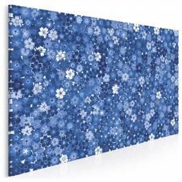 Chabrowe wzgórza - nowoczesny obraz do salonu - 120x80 cm Chabrowe wzgórza - nowoczesny obraz do salonu - 120x80 cm