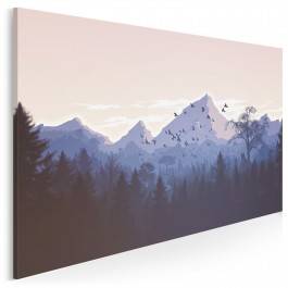 Pożegnanie lata - nowoczesny obraz do salonu - 120x80 cm