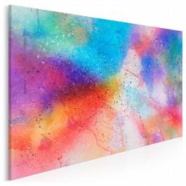 Taniec galaktyk - nowoczesny obraz na płótnie - 120x80 cm
