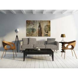 Piękno w stylu retro - nowoczesny obraz na płótnie - 120x80 cm