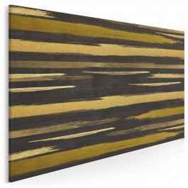 Bursztynowe kontinuum - nowoczesny obraz na płótnie - 120x80 cm