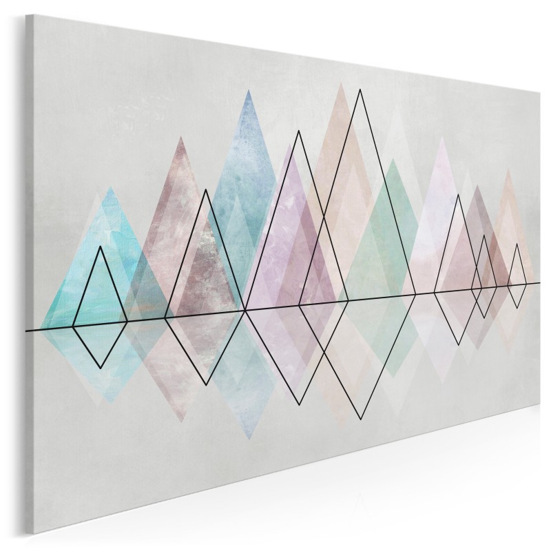 Diamentowy szlak - nowoczesny obraz na płótnie - 120x80 cm