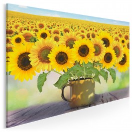 W ogrodzie perspektyw - nowoczesny obraz na płótnie - 120x80 cm