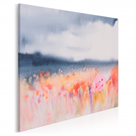 Rekonesans szczęścia - nowoczesny obraz do sypialni - 80x80 cm