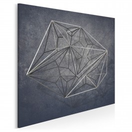 Tryb incognito - nowoczesny obraz na płótnie - 80x80 cm