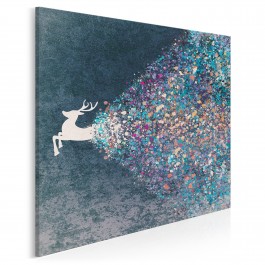 Źródło dynamizmu - nowoczesny obraz na płótnie - 80x80 cm