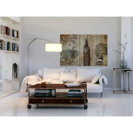 Piękno w stylu retro - nowoczesny obraz na płótnie - 120x80 cm