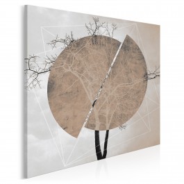 Monument awangardy - nowoczesny obraz na płótnie - 80x80 cm