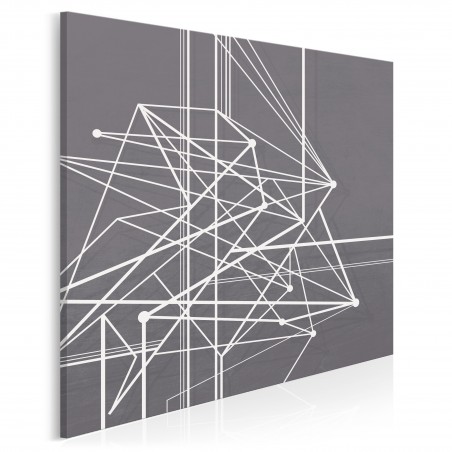 Trajektoria losu - nowoczesny obraz na płótnie - 80x80 cm