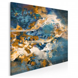 Półwysep nadziei - nowoczesny obraz na płótnie - 80x80 cm