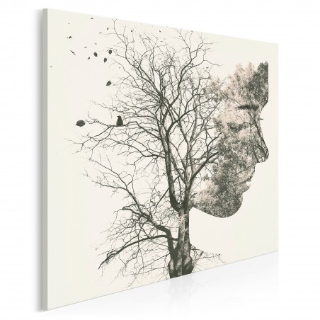 Kiełkujące idee - nowoczesny obraz na płótnie - 80x80 cm