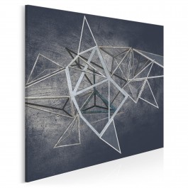 Głębia niebytu - nowoczesny obraz na płótnie - 80x80 cm