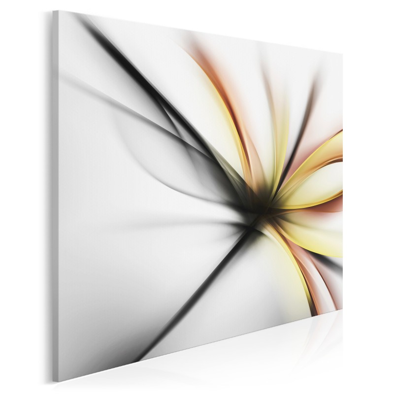 Wdzięczne ekwilibrium - nowoczesny obraz do sypialni - 80x80 cm