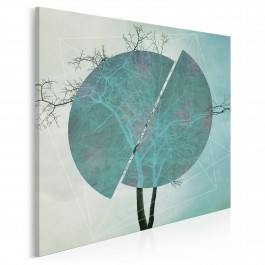 Przełom awangardy - nowoczesny obraz na płótnie - 80x80 cm