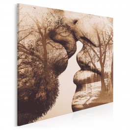 Antologia intymności - nowoczesny obraz na płótnie - 80x80 cm