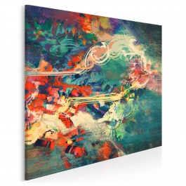 Archipelag marzeń - nowoczesny obraz na płótnie - 80x80 cm