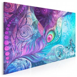 Zaklęte pióro - nowoczesny obraz do sypialni - 120x80 cm Zaklęte pióro - nowoczesny obraz do sypialni - 120x80 cm