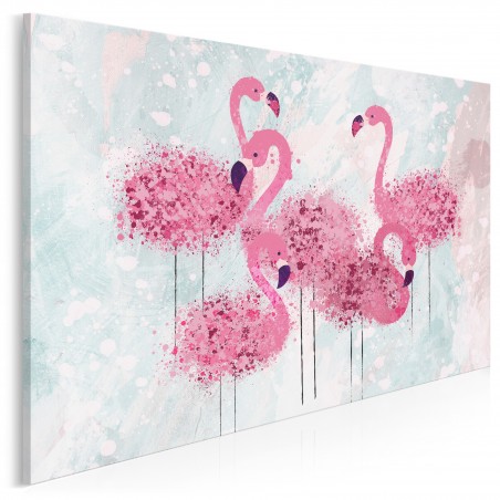 Think pink - nowoczesny obraz na płótnie - 120x80 cm