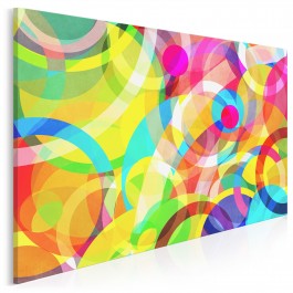 Klub marzycieli - nowoczesny obraz na płótnie - 120x80 cm