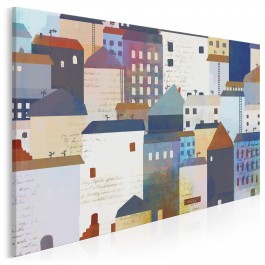 Bulwar natchnionych poetów - nowoczesny obraz na płótnie - 120x80 cm