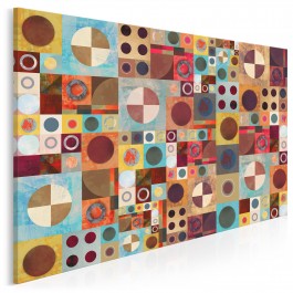 Dwa pi er - nowoczesny obraz na płótnie - 120x80 cm