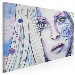 Znamię piękna - nowoczesny obraz na płótnie - 120x80 cm