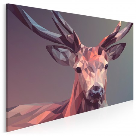 Deer 2.0 - nowoczesny obraz na płótnie - 120x80 cm