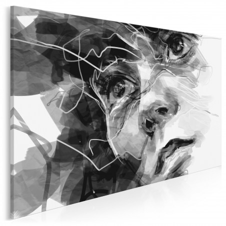 Osobista refleksja - nowoczesny obraz na płótnie - 120x80 cm