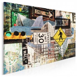 Podróż dookoła Ameryki - nowoczesny obraz na płótnie - 120x80 cm