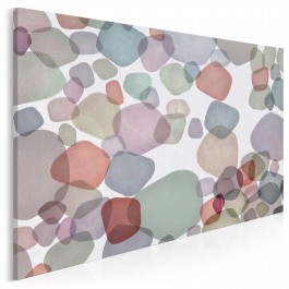 Kamienie milowe - nowoczesny obraz na płótnie - 120x80 cm