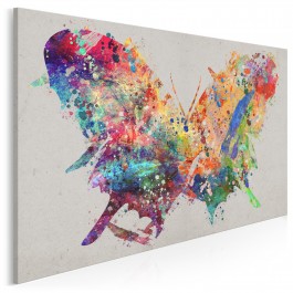 Motylarium - nowoczesny obraz na płótnie - 120x80 cm